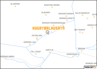 map of Hudayb al Ḩusayn