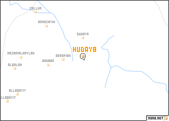 map of Hudayb