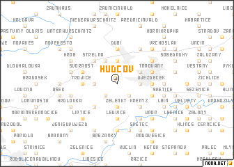 map of Hudcov