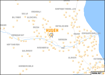 map of Hūdeh