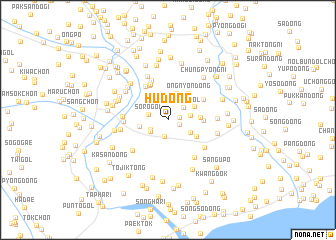 map of Hu-dong