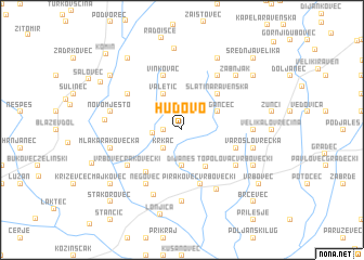 map of Hudovo