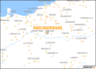 map of Hueco de Piedra