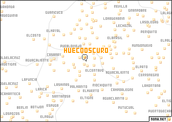 map of Hueco Oscuro
