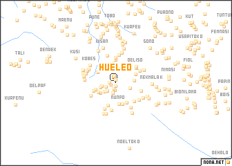 map of Hueleo