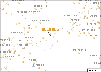 map of Hueques