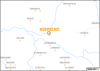 map of Huérachic