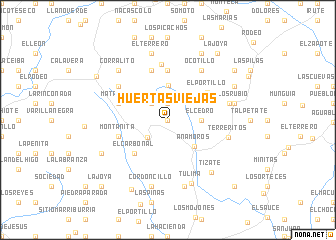 map of Huertas Viejas