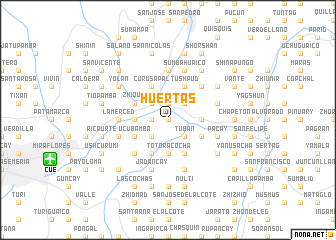 map of Huertas
