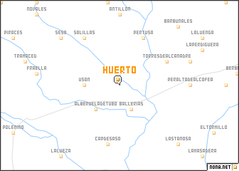 map of Huerto