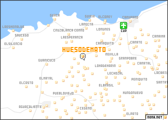 map of Hueso de Mato