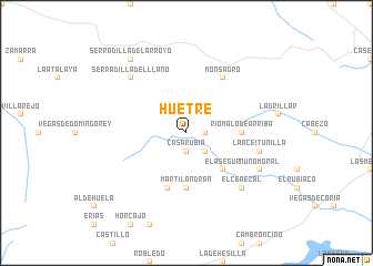 map of Huetre