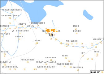 map of Hūfal