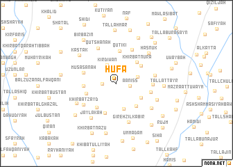 map of Ḩūfā