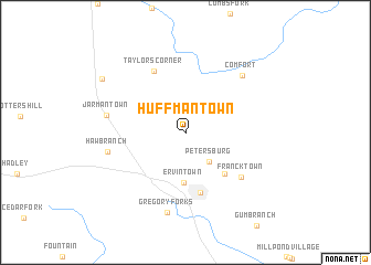 map of Huffmantown