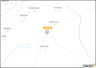 map of Hugh