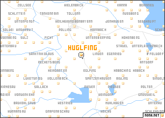 map of Huglfing