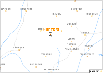 map of Huğtaşı