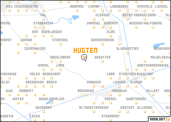 map of Hugten