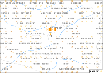 map of Ḩūḩū