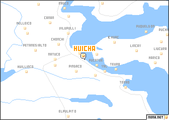 map of Huicha