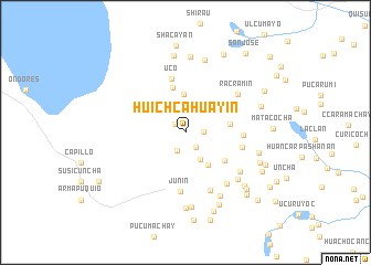 map of Huichcahuayin