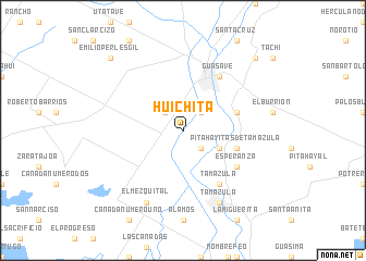 map of Huichita