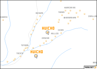 map of Huicho