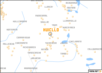 map of Huicllo