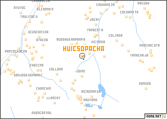 map of Huicsopacha