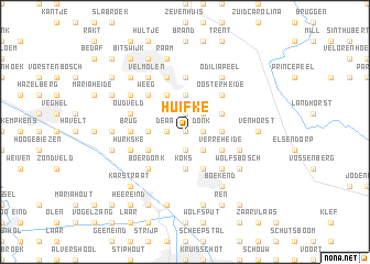 map of Huifke