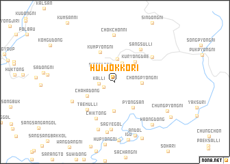 map of Hŭijŏkko-ri