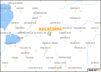 map of Huila Carpa