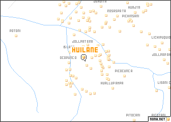 map of Huilane