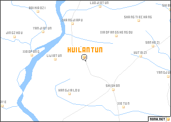 map of Huilantun