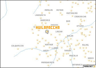 map of Huilapaccha