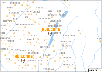 map of Huilcañe