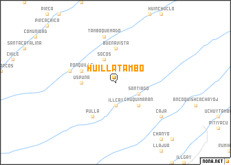 map of Huillatambo