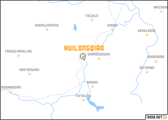 map of Huilongqiao