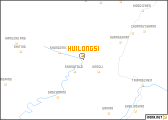 map of Huilongsi