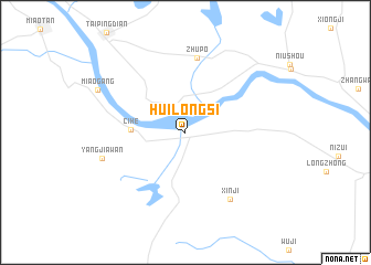 map of Huilongsi