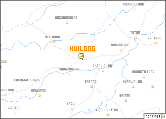 map of Huilong