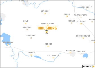 map of Huilsburg