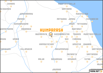 map of Huímparash