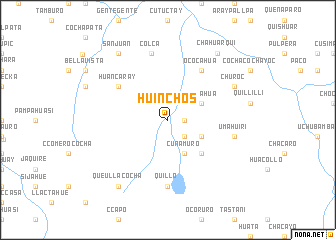 map of Huinchos