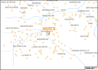 map of Huinco