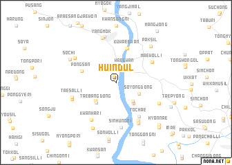map of Hŭindul
