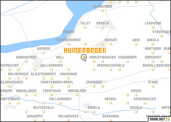 map of Huinerbroek
