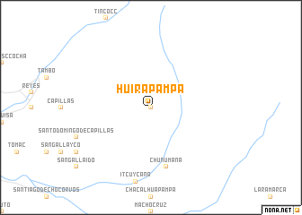 map of Huirapampa