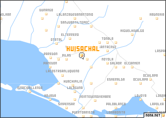 map of Huisachal